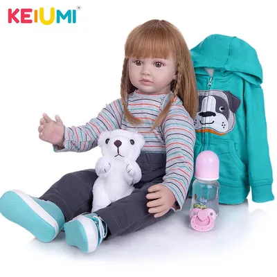 Кукла для девочки большая 33 см с длинными волосами Little Milly 137600820  купить за 1 442 ₽ в интернет-магазине Wildberries