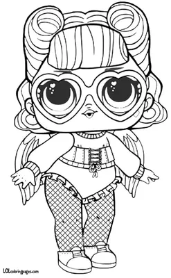 Раскраски LOL и чёрно-белые картинки с куклами ЛОЛ Конфетти Поп 3 | Lol  dolls, Cute coloring pages, Cartoon coloring pages