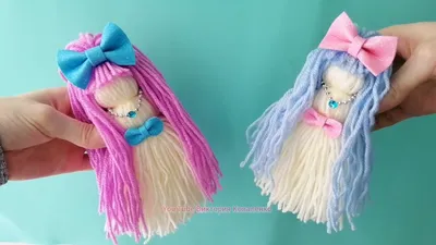 DIY | How to make a doll from yarn - YouTube