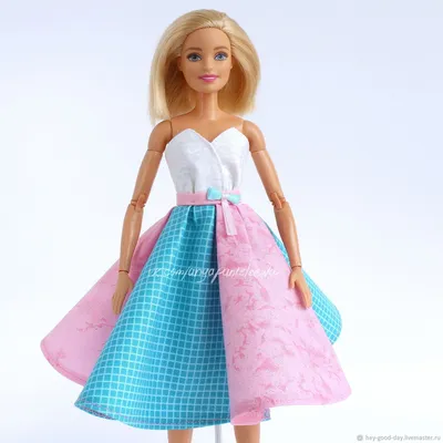 Одежда для кукол Барби. Праздничное платье – купить на Ярмарке Мастеров –  QSX80RU | Одежда для кукол, Орел