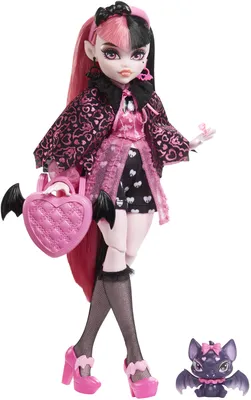 Кукла Клодин Вульф (Clawdeen Wolf), базовая с питомцем, MONSTER HIGH