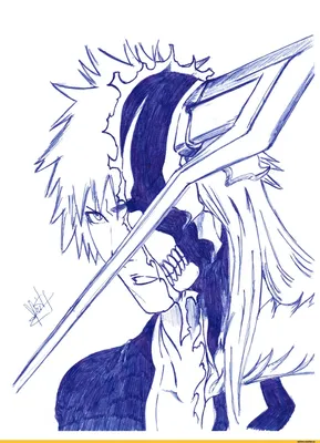 Дакимакура Ishida Uryuu и Kurosaki Ichigo / Исида Урюу и Куросаки Ичиго 1 |  