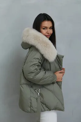 Купить Шапка оверсайз, съемный короткий пуховик, женская зимняя утолщенная  куртка | Joom