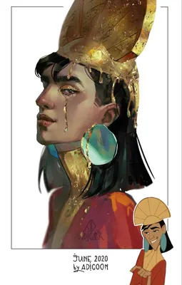 Kuzco Куско by Adicoon | Disney art, Disney fan art, Character art