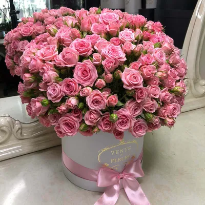 Кустовые розы (шар) от 51 шт. за 14 990 руб. | Бесплатная доставка цветов  по Москве