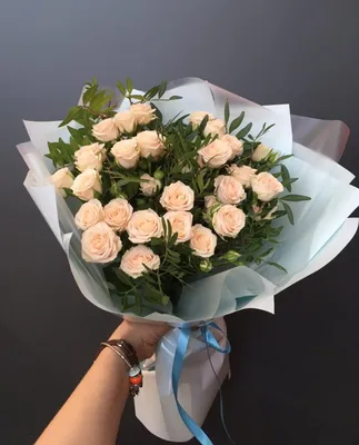 Купить Розово-малиновые кустовые розы 101 шт с доставкой по Москве - арт.