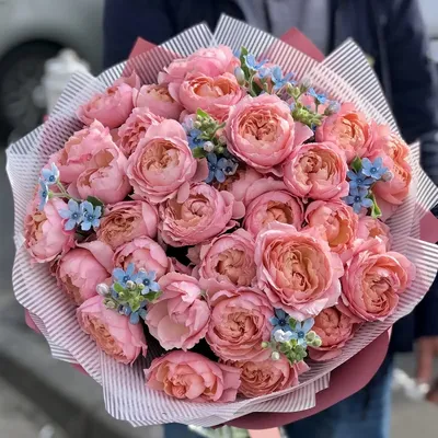 Заказать Кустовые розы | Букет 45 кустовой розы Джульетта с бесплатной  доставкой | Katty Art Flowers