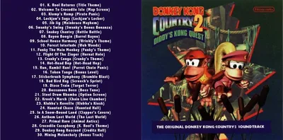 Donkey Kong Country2: Diddy's Kong Quest - The Original Donkey Kong  Country2 Soundtrack (1995) CD -