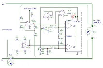 Лабораторный блок питания из компьютерного: схема переделки atx на базе  tl494 в регулируемый лбп