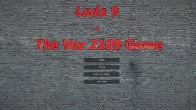 Lada 9 The Vaz 2109 Game Download