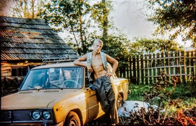 1986. Posing with my cousin's VAZ Lada in Northern Ukraine. Usually it took  about 9 years on the waiting list to buy one of those cars, based on FIAT  124, designed in