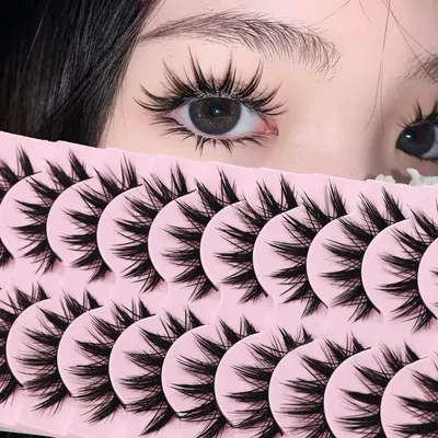 Пучки накладных ресниц Fashion Lashes, арт. М201, 11мм Short черные -  купить оптом в Екатеринбурге в компании Парфюм Косметик.