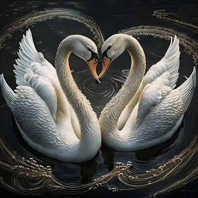 Лебеди Пара Любовь Фоновые - Бесплатное фото на Pixabay - Pixabay