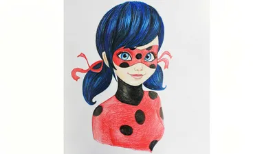 Рисуем ЛЕДИ БАГ и СУПЕР КОТА. Drawing Ladybug and Cat Noir. Как нарисовать.  Мультик. - YouTube