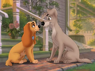 Скачать обои "Леди И Бродяга (Lady And The Tramp)" на телефон в высоком  качестве, вертикальные картинки "Леди И Бродяга (Lady And The Tramp)"  бесплатно