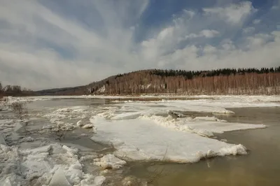 Ледоход на Москва-реке - Петровичев П.И. Подробное описание экспоната,  аудиогид, интересные факты. Официальный сайт Artefact