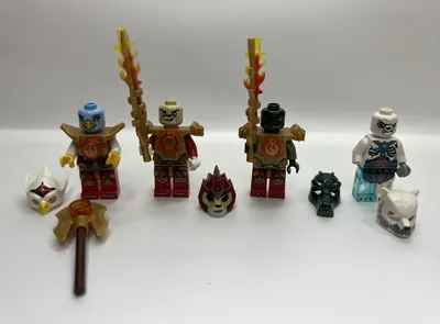 Fire and Ice Minifigure Accessory Set - LEGO Legends of Chima 850913