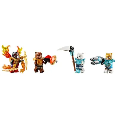 Lego Legends of Chima Sir Fangar's Ice Fortress Building Block Toy Set  70147 - 