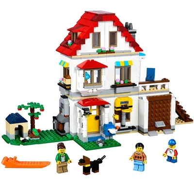 LEGO City: Семейный дом и электромобиль 60398 - купить по выгодной цене |  Интернет-магазин «»