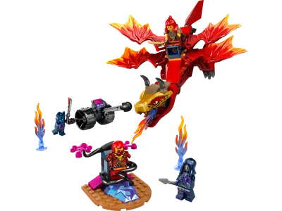 LEGO NINJAGO Elemental Dragon vs. The Empress Mech 71796 Building Toy Set,  Features a Dragon, Mech, Ninja Flyer and 6 Minifigures, Gift for Boys and  Girls Ages 9+ Who Love Ninja Warriors - 