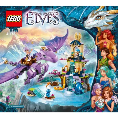 Lego Elves 41179 Queen Dragon´s Rescue - Lego Speed Build Review - YouTube