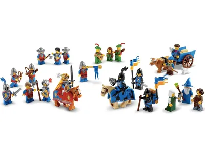 LEGO 10305 Lion's Knight Castle Minifigures, Farmers, Cows, Horses Mini  figures | eBay