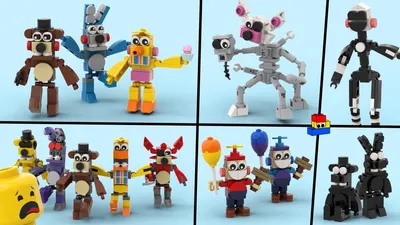 Here are some more FNaF Lego Figures I've made/painted, I still am not the  best at painting but I'm trying lol : r/fivenightsatfreddys