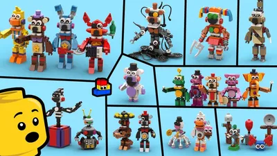 Haven't posted anything in a while so here is some Lego Fnaf :  r/fivenightsatfreddys