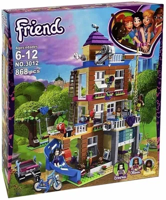 Конструктор Дом Дружбы Сопоставим с LEGO FRIENDS 41340 - купить с доставкой  по выгодным ценам в интернет-магазине OZON (299078199)