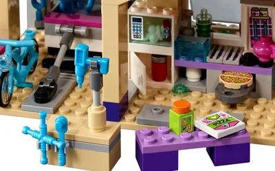 Lego Friends 41340 Дом дружбы, сборка и подробный обзор домика! - YouTube