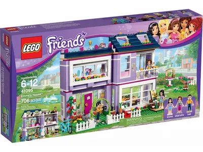 Купить конструктор LEGO Friends Дом Эммы (41095), цены на Мегамаркет |  Артикул: 100000075581