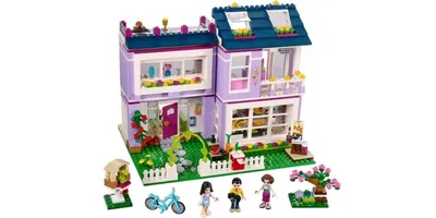 ЛЕГО Подружки, большой дом Эммы (Lego Friends 41095 Emma's House) - YouTube