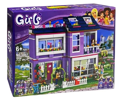 Конструктор 10541 Bela Friends Дом Эммы 731 дет. аналог Лего (LEGO) Френдс  41095 (ID#54720289), цена: 100 руб., купить на 