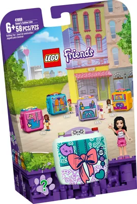 Купить конструктор LEGO Friends 41668 Модный кьюб Эммы, цены на Мегамаркет  | Артикул: 100028627896