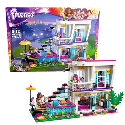 Конструктор Bela «Поп-звезда: Дом Ливи» 10498 (Аналог LEGO Friends 41135) /  619 деталей