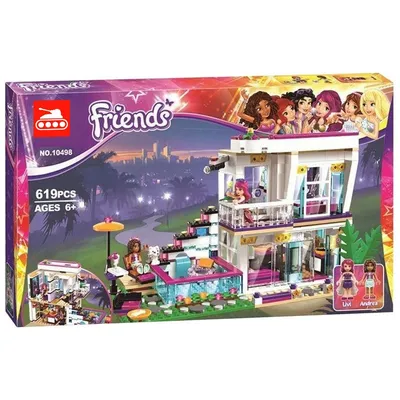 Конструктор аналог Lego Friends 41135 Поп-звезда: дом Ливи 10498 купить в  интернет-магазине 