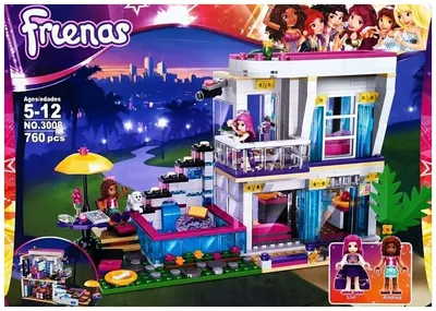 Конструктор Bela «Поп-звезда: Дом Ливи» 10498 (Аналог LEGO Friends 41135) /  619 деталей