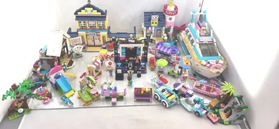 Huge LEGO FRIENDS Village City Lot Playsets YOU GET EVERYTHING! Watch the  Video! | eBay