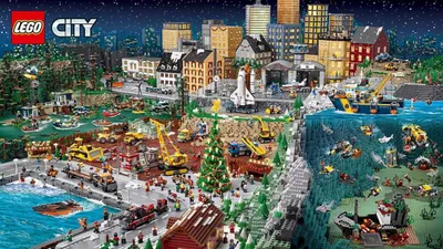 Lego Город Городской центр купить в Алматы. Доставка игрушек .