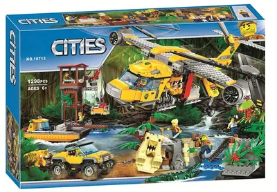 Конструктор Lego City / Лего Сити / Операция береговой полиции и пожарных /  60308 купить в Москве | Доставка по России.