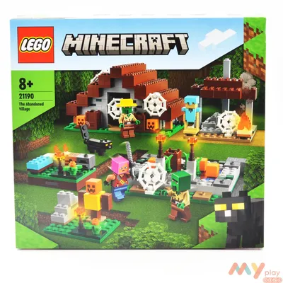 Конструктор LEGO Minecraft Заброшенная деревня - 21190-L купить в  интернет-магазине Наша детка в Москве и России, отзывы, фото