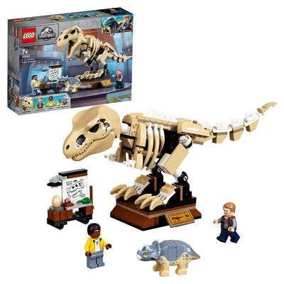 Череп тираннозавра рекса войдет в серию LEGO Мир Юрского Периода в январе  2024 года