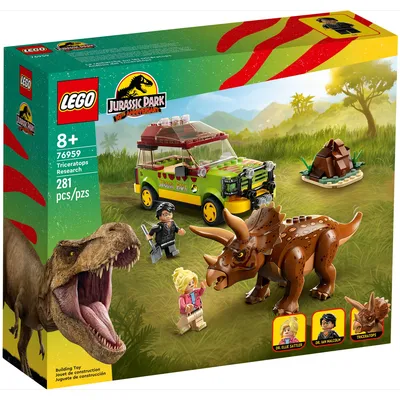 Конструктор ЛЕГО Мир Юрского Периода 76940 "Скелет тираннозавра на  выставке" (LEGO Jurassic World)