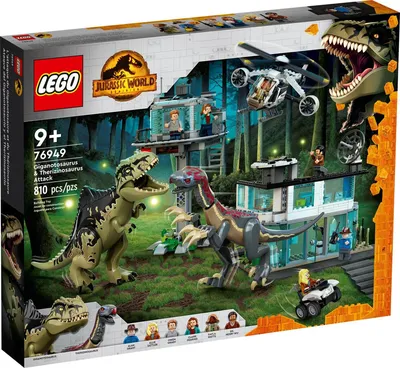 Новый Набор Лего Парк Юрского Периода 76949 - Нападение  Динозавров[LEGO-Giganotosaurus Therizinosaurus Attack] (ID#1716373334),  цена: 5550 ₴, купить на 