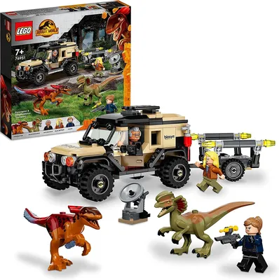 Лего Парк Юрского периода Перевозка пирораптора и дилофозавра LEGO Jurassic  World 76951 (ID#1665495829), цена: 1870 ₴, купить на 