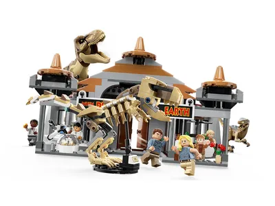 Конструктор LEGO Jurassic World Парк Юрского периода: ярость Ти-Рекса  75936, 3120 шт. - 