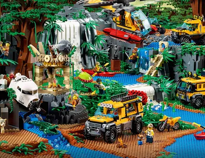 LEGO City Вертолёт для доставки грузов в джунгли 60162 купить в ОГО! |  221667 | цена | характеристики