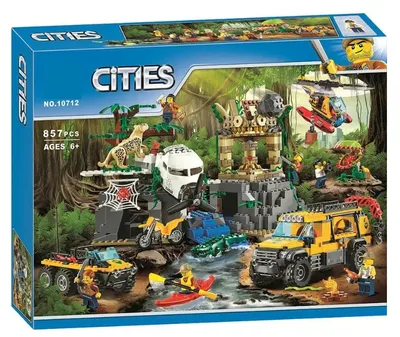 Конструктор LEGO City 60160 Передвижная лаборатория в джунглях, 426 дет. —  купить в интернет-магазине по низкой цене на Яндекс Маркете