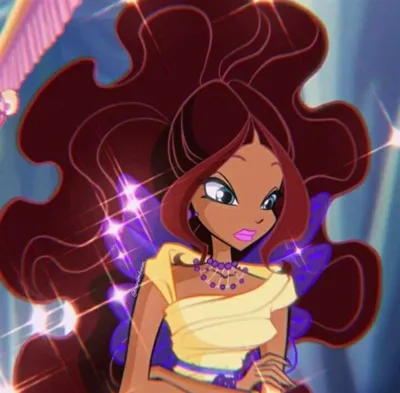 Winx Club: Aisha! Princess Aisha (Princess Layla in some versions) is the  Princess of Andros and a member of the … | Winx club, Winx desenho, Beleza  da mulher negra