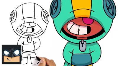 How to Draw Leon | Brawl Stars | Awesome Step-by-Step Tutorial - YouTube